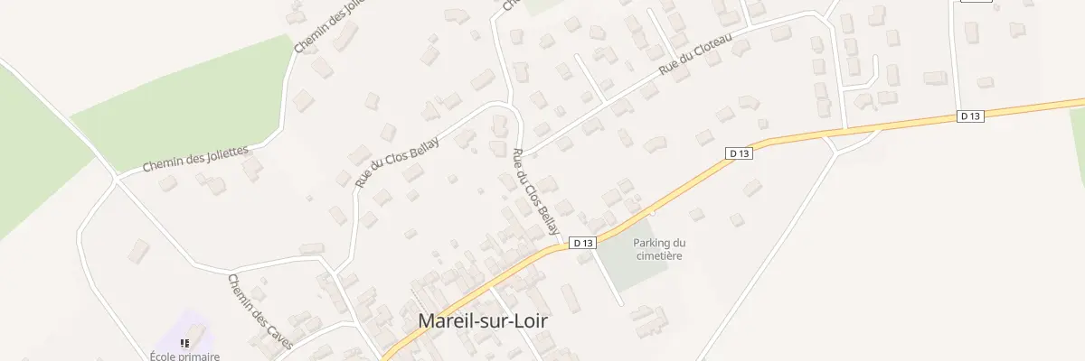 Plan du 4 Rue du Clos Bellay à Mareil-sur-Loir