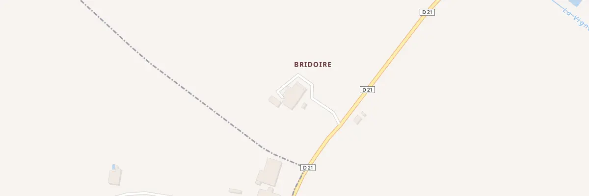 Plan du 1 Bridoire à Soussac