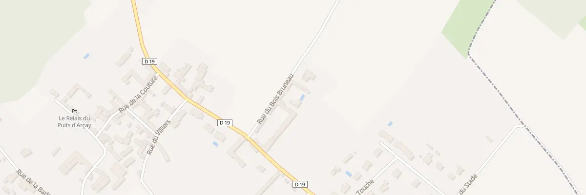 Plan du 3 Rte du Bois Bruneau à Arçay