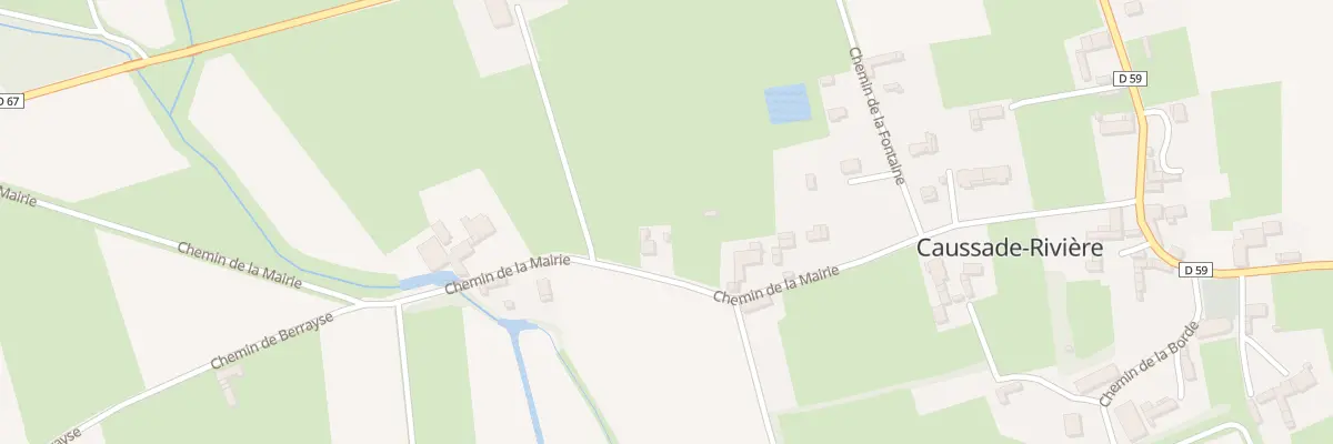Plan du 13 Che de la Mairie à Caussade-Rivière