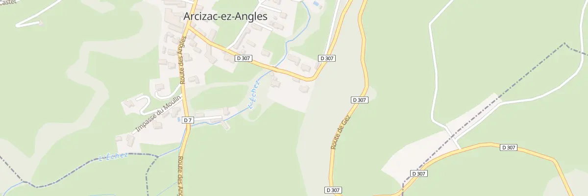 Plan du 6 Rte de Gez à Arcizac-ez-Angles