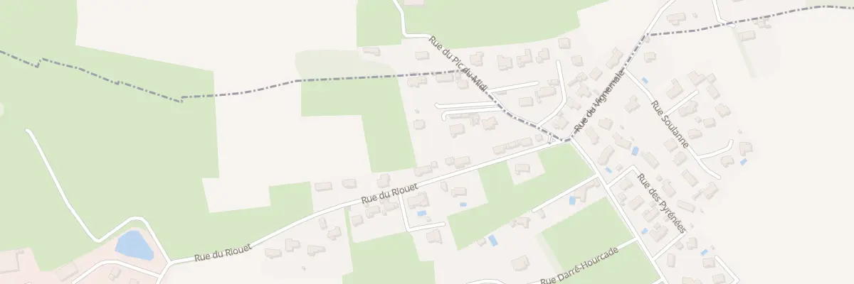 Plan du 18 Rue du Pic du Midi à Lanne