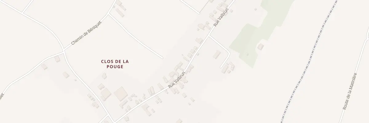 Plan du 50 Rue Valbrun à Parnay