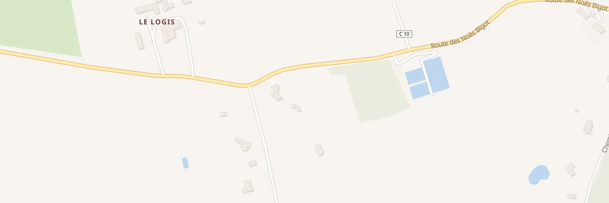 Plan du 25 Rte de la Roussinière à Héloup