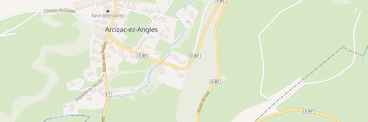 Plan du 9 Rte de Gez à Arcizac-ez-Angles