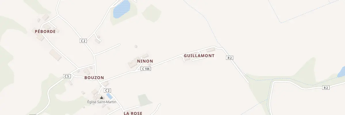 Plan du 113 Che de Guillamont à Bouzon-Gellenave
