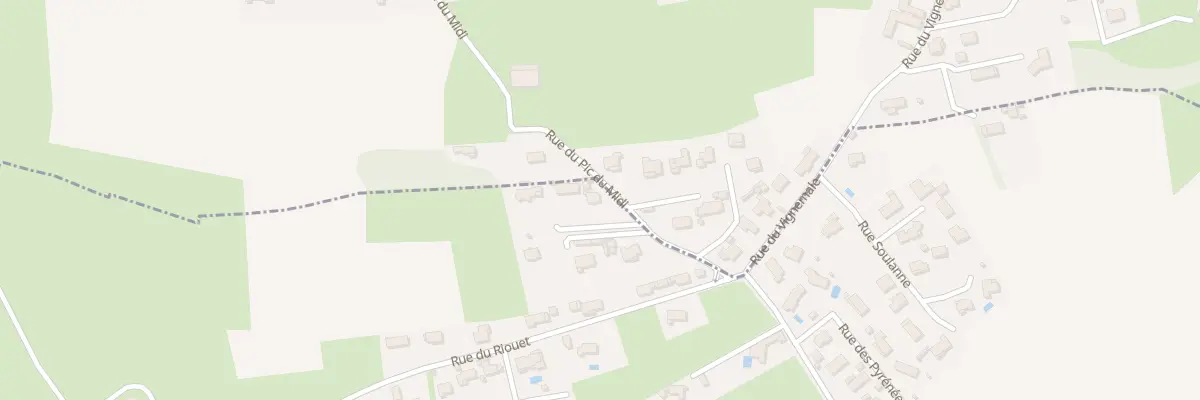 Plan du 24 Rue du Pic du Midi à Lanne