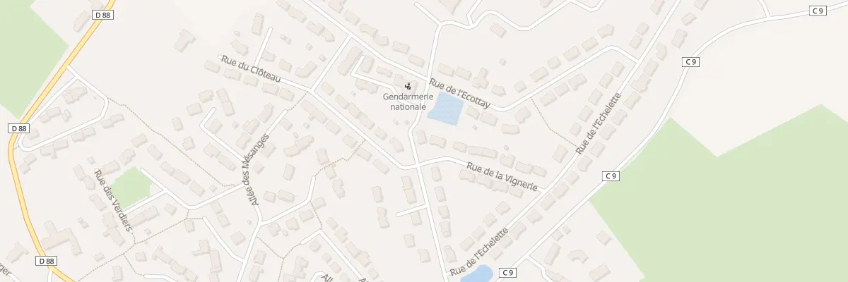 Plan du 10 Rue de l’Honneau à Coulans-sur-Gée