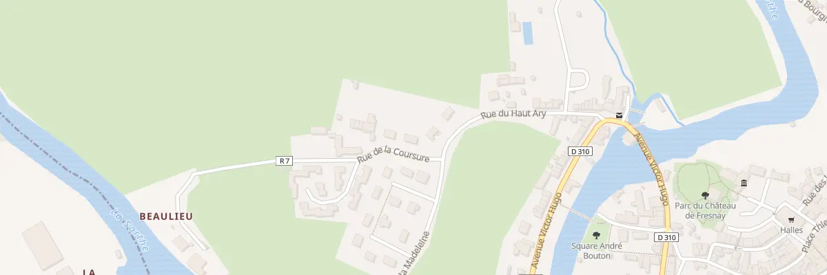 Plan du 2 Rue de la Coursure à Fresnay-sur-Sarthe