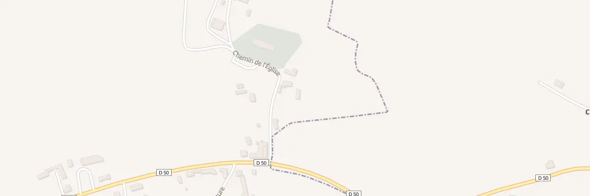Plan du 5027 L’Eglise à Notre-Dame-d’Estrées-Corbon