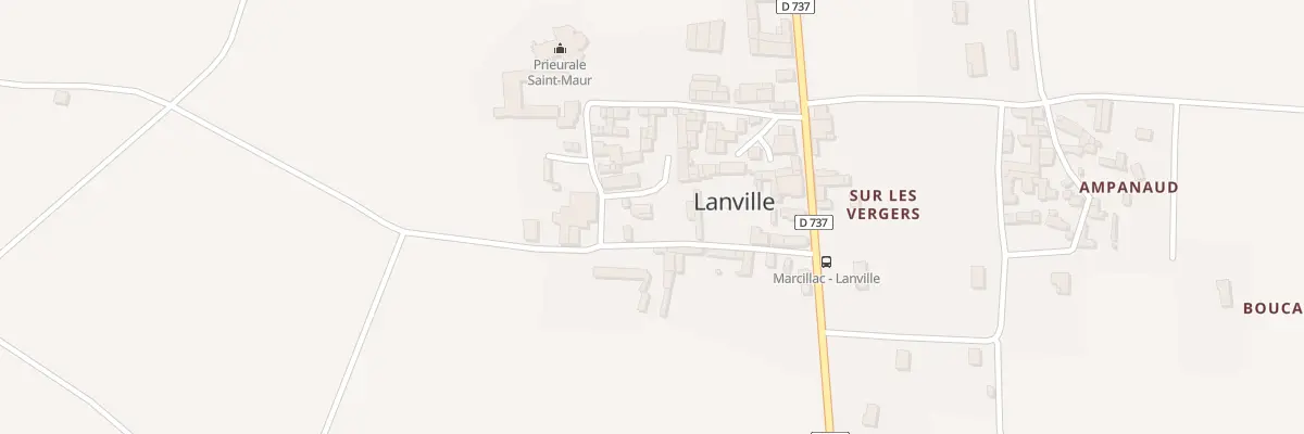 Plan du 5344 Lanville à Marcillac-Lanville