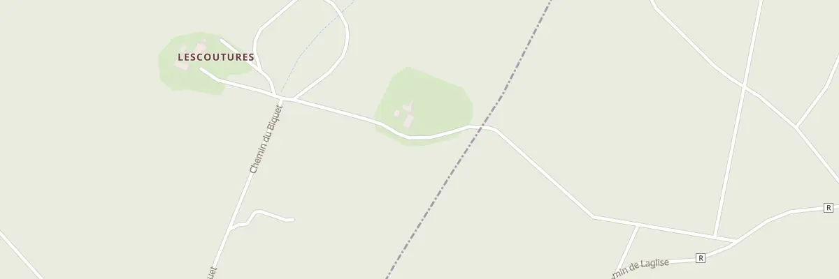 Plan du 13 Pechouet à Sauméjan