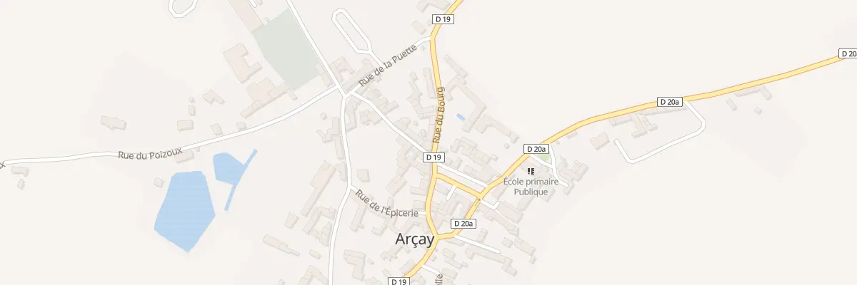 Plan du 2 Rue du Bourg à Arçay