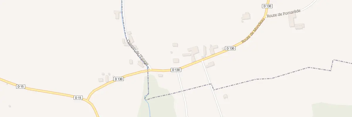 Plan du 265 Mondeau à Flaujagues