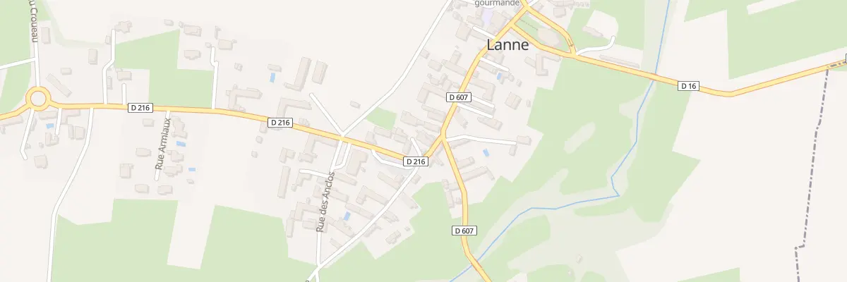 Plan du 24 Rue Saint Blaise à Lanne