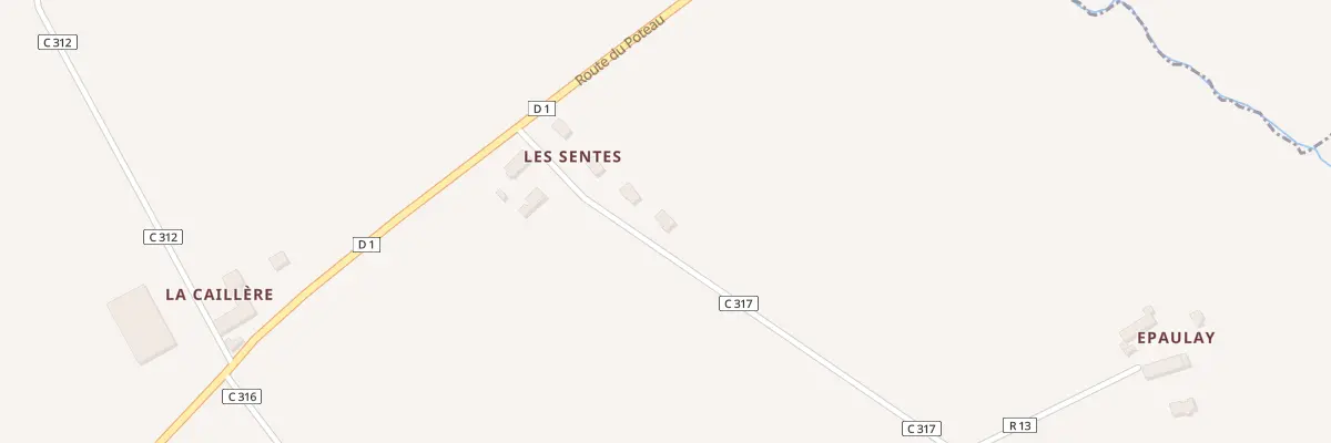 Plan du 158 Le Petit Epaulay à Mieuxcé