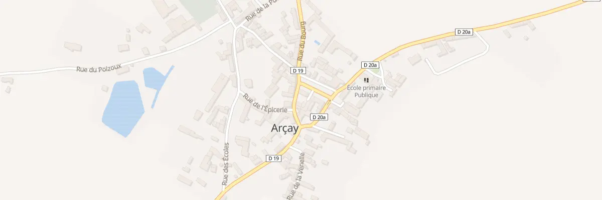 Plan du 10 Pl de l’Eglise à Arçay