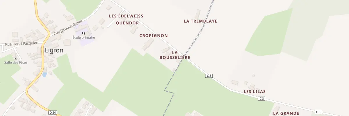 Plan du 5040 La Boisselliere à Ligron