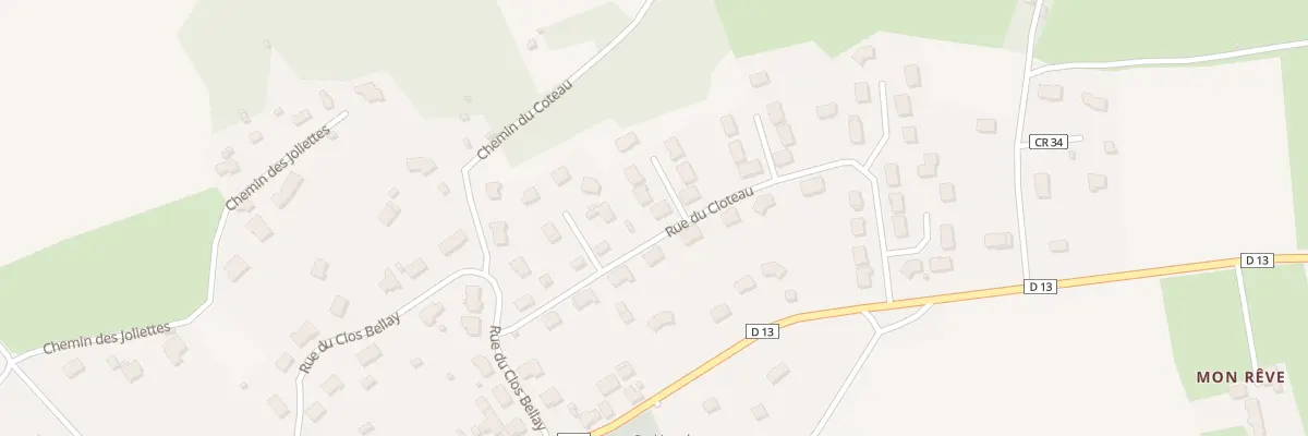 Plan du 7 Rue du Cloteau à Mareil-sur-Loir