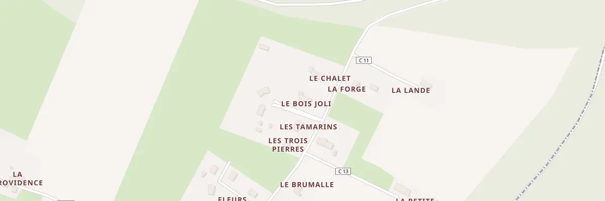 Plan du 1 Le Bois Joli à Ligron