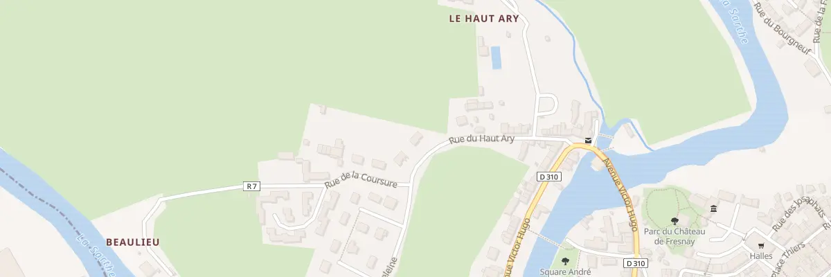 Plan du 32 Rue du Haut Ary à Fresnay-sur-Sarthe