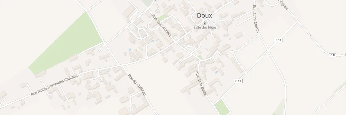 Plan du 6 Rue de la Mairie à Doux