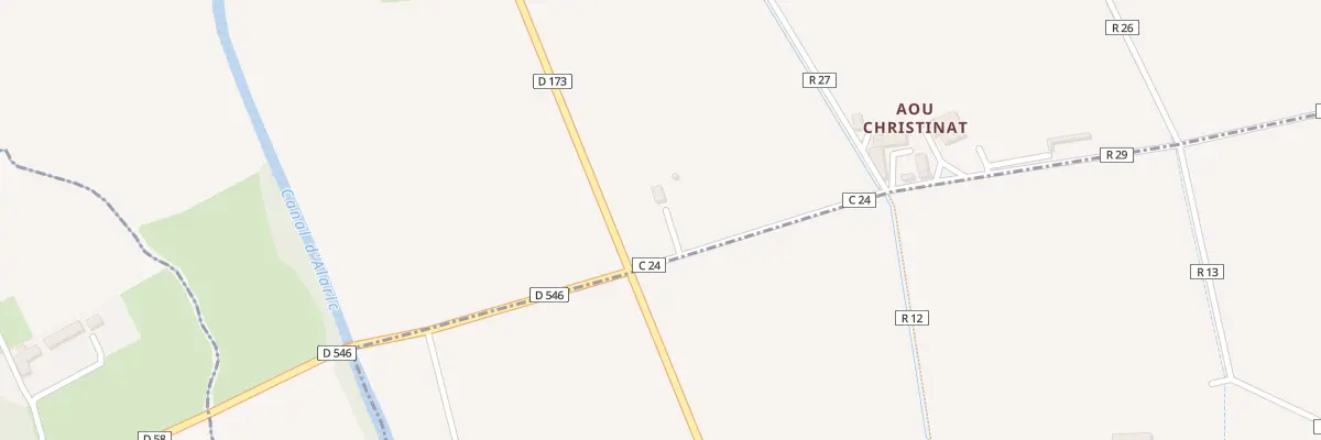 Plan du 1 Chem du Haich à Jû-Belloc