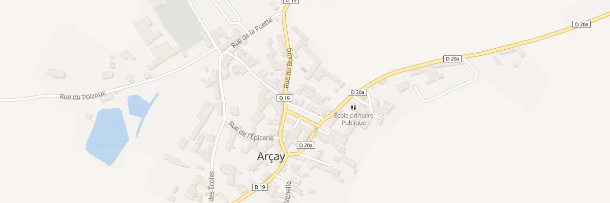 Plan du 5 Pl de l’Eglise à Arçay