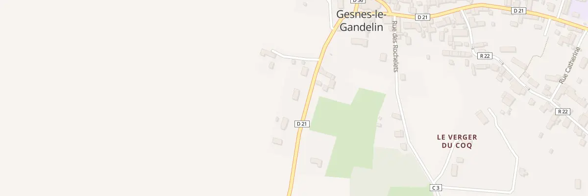 Plan du 6 Rte D Asse à Gesnes-le-Gandelin