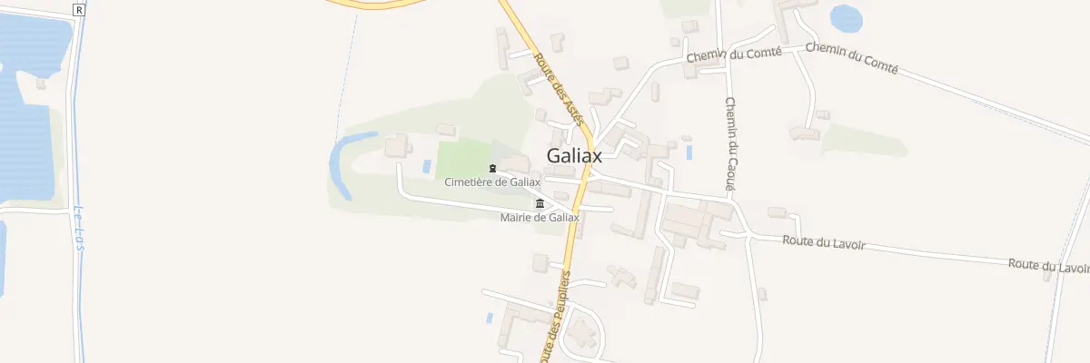 Plan du 2 Pl de la Mairie à Galiax