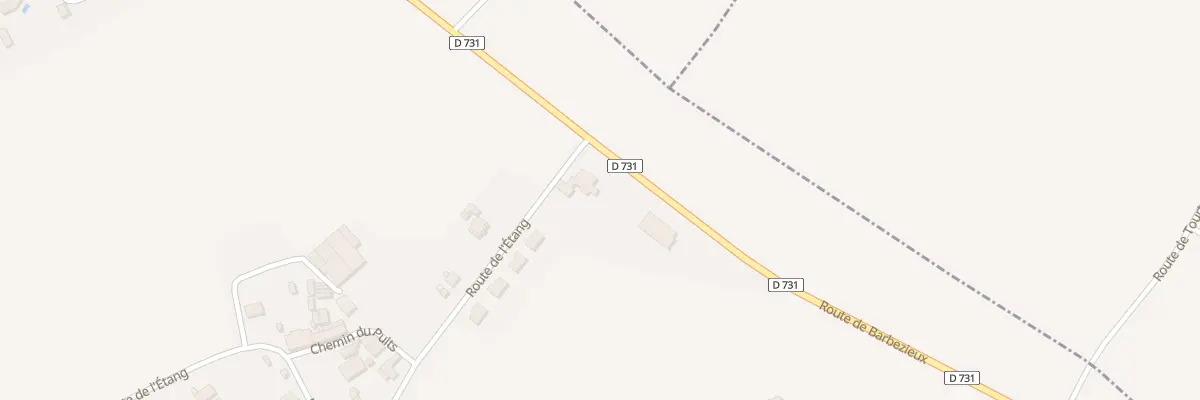 Plan du 107 Rte de Barbezieux à Yviers