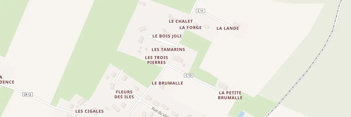 Plan du 1 La Maison Neuve à Ligron