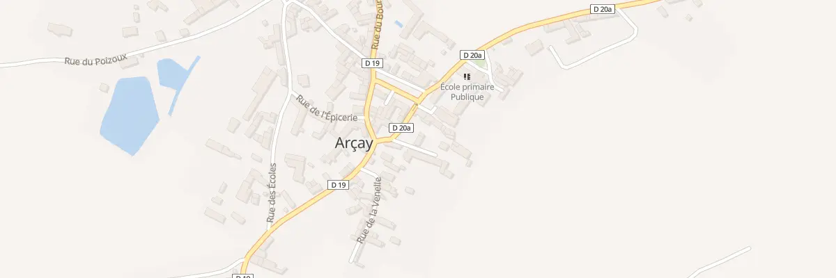 Plan du 5196D Rue du Prieuré à Arçay