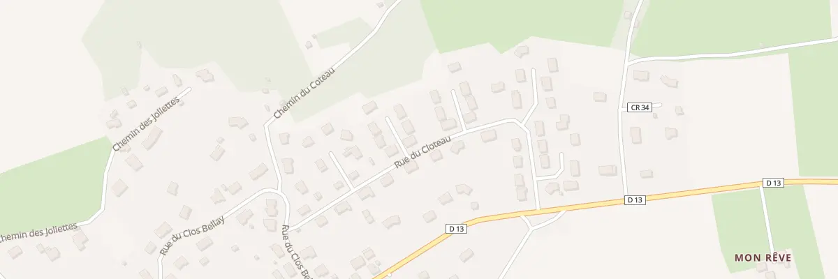 Plan du 9 Rue du Cloteau à Mareil-sur-Loir