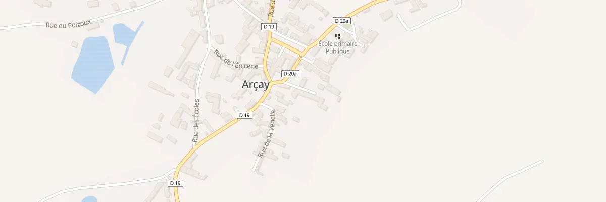 Plan du 6 Rte de Moncontour à Arçay