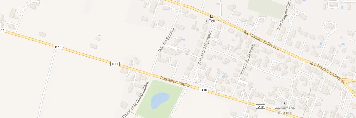 Plan du 302 Rue Albert Pottier à Allonnes