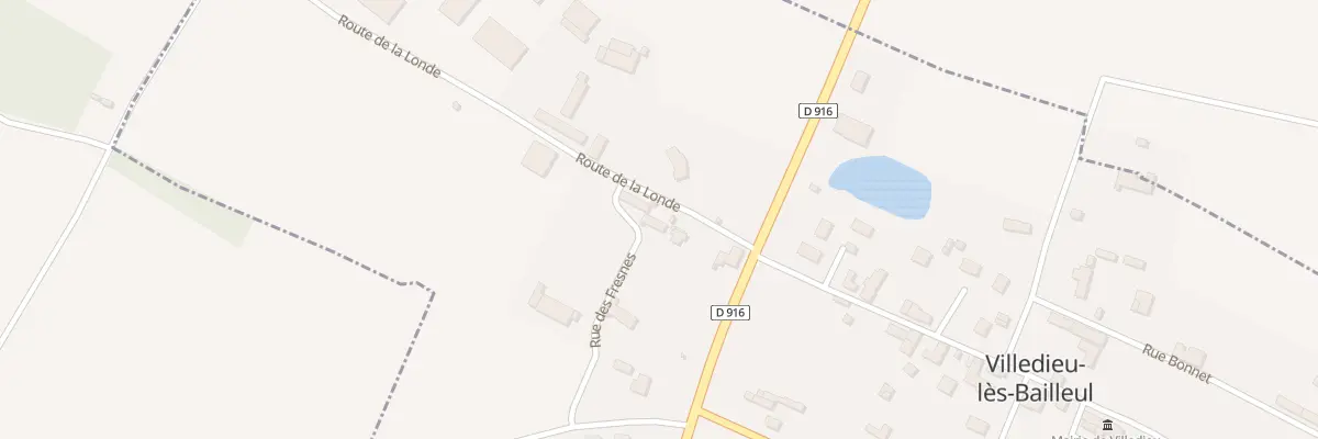 Plan du 3 Rte de la Londe à Villedieu-lès-Bailleul