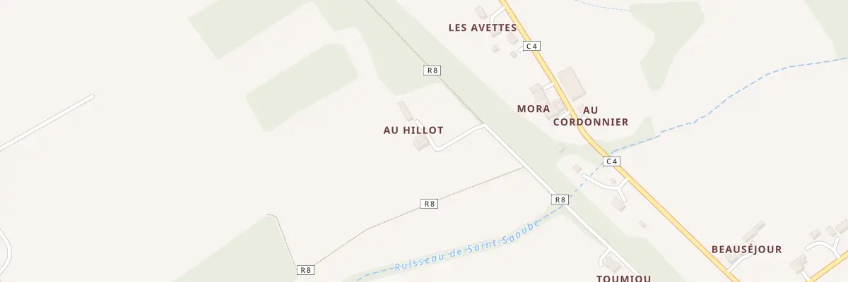 Plan du 375 Che de Lanegrand à Fustérouau