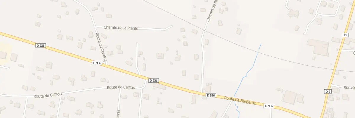 Plan du 118 Rte de Bergerac à Lamothe-Montravel
