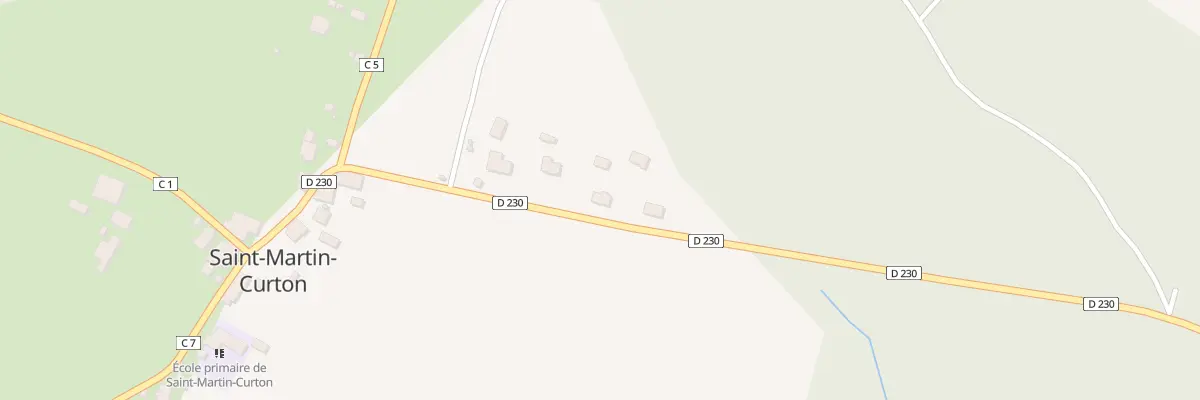 Plan du 2 Lacay à Saint-Martin-Curton