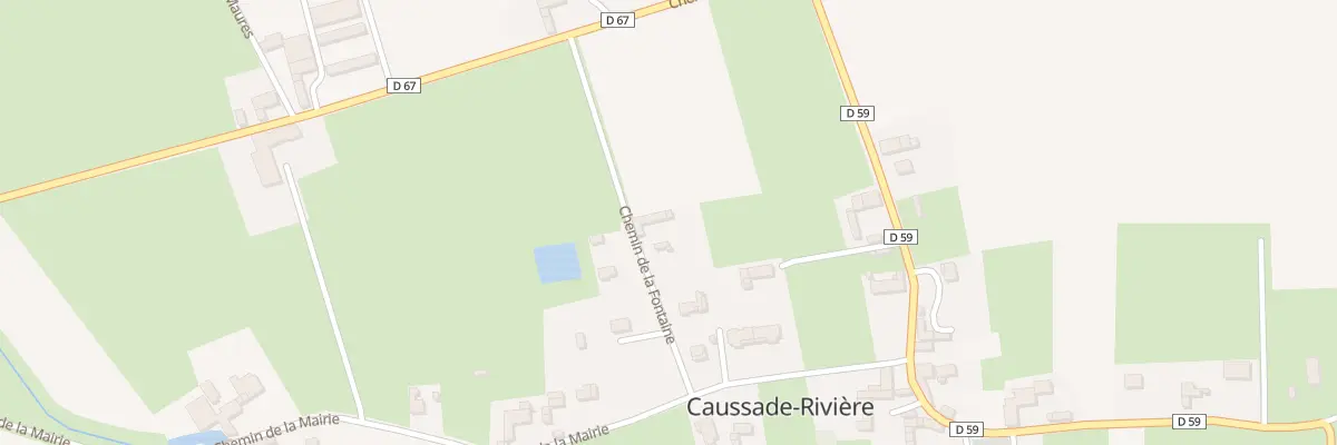 Plan du 3 Che de la Fontaine à Caussade-Rivière