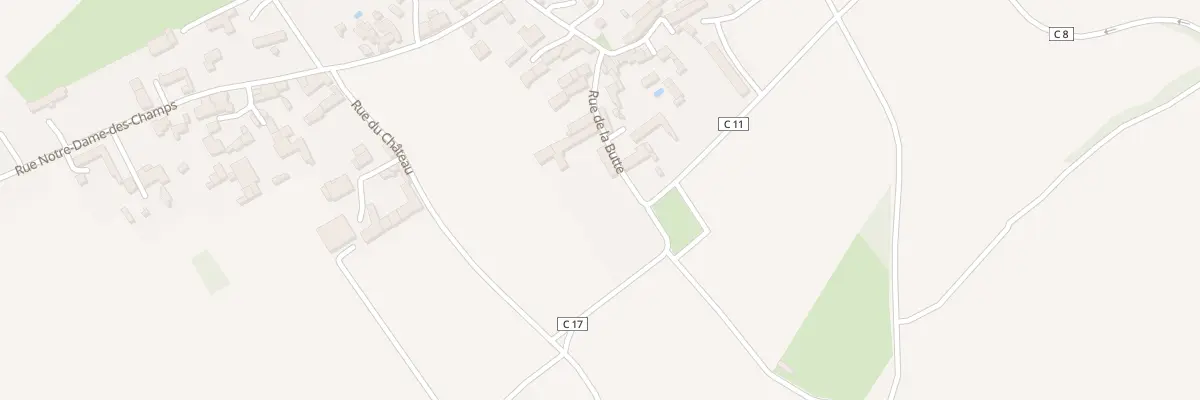 Plan du 8 Rue de la Butte à Doux