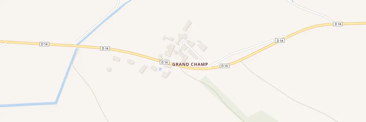 Plan du 54 Grand Champ Ouest à Lezay