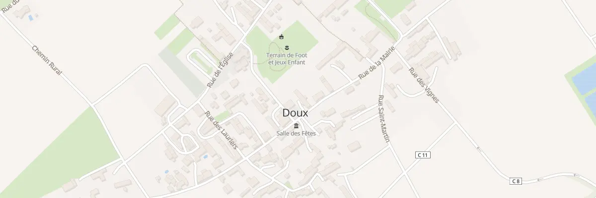 Plan du 21 Rue de la Mairie à Doux