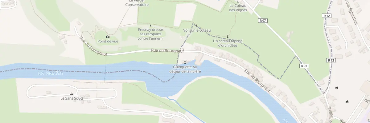 Plan du 13 Rue du Bourgneuf à Fresnay-sur-Sarthe