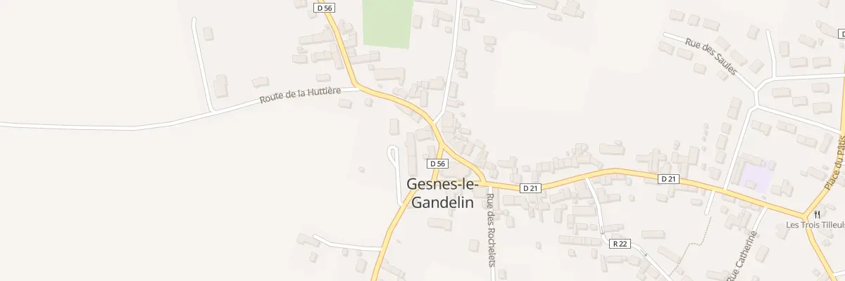 Plan du 28 Pl de L Eglise à Gesnes-le-Gandelin