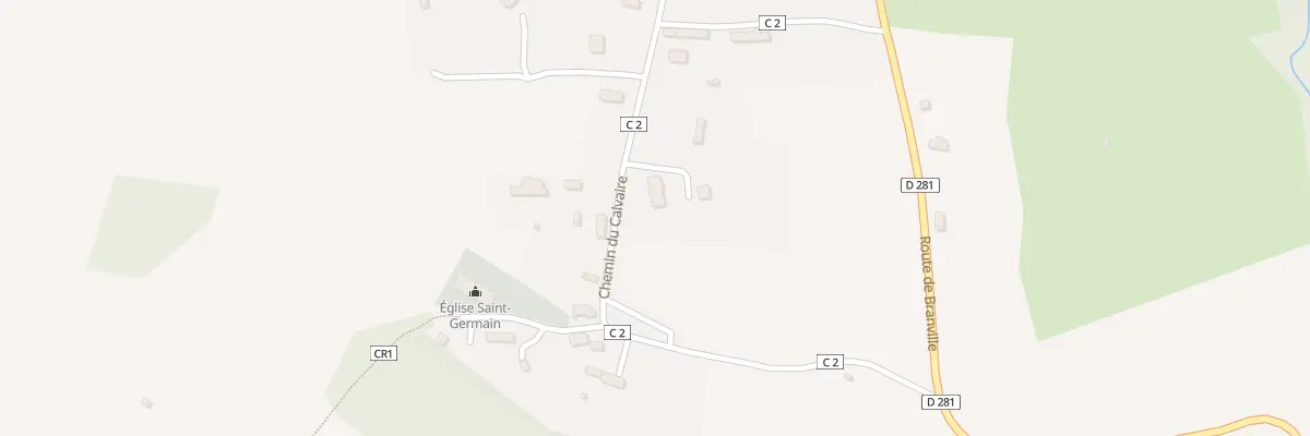 Plan du 5202 Chemin du Calvaire à Danestal
