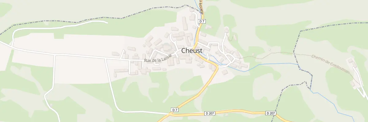 Plan du 1 Pl Saint Celse à Cheust
