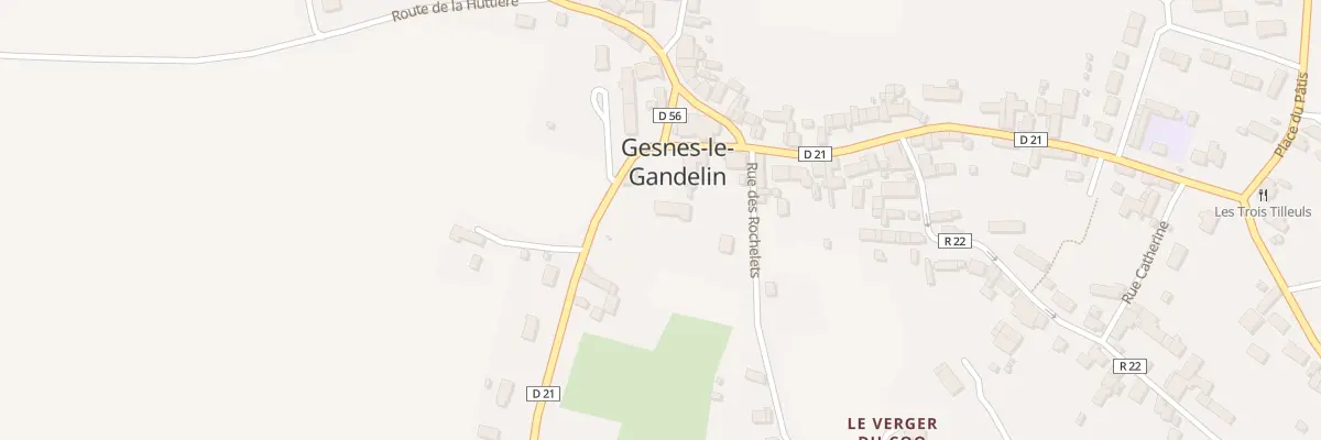 Plan du 2 Grande Rue à Gesnes-le-Gandelin
