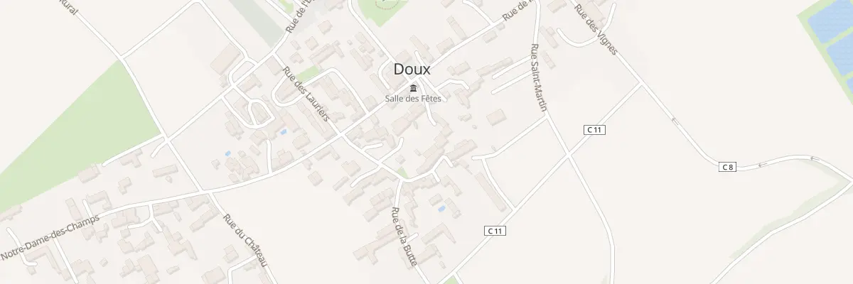 Plan du 2 Pl de la Liberté à Doux